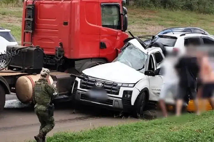 Neta do ex-prefeito de Pato Bragado, Luiz Grando, Bianca Grando Broto, de 7 anos, vítima de acidente na BR-277, é velada em Toledo