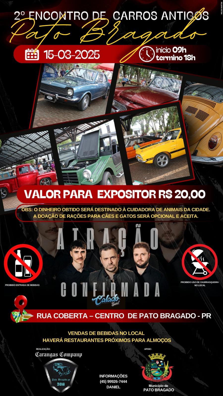 2º Encontro de Carros Antigos é atração confirmada na 35ª Festa Nacional do Cupim Assado