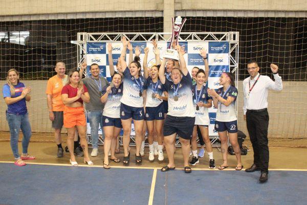 Entre Rios do Oeste Feminino vira sobre RHS e conquista a Copa SESC Verão com 100% de aproveitamento