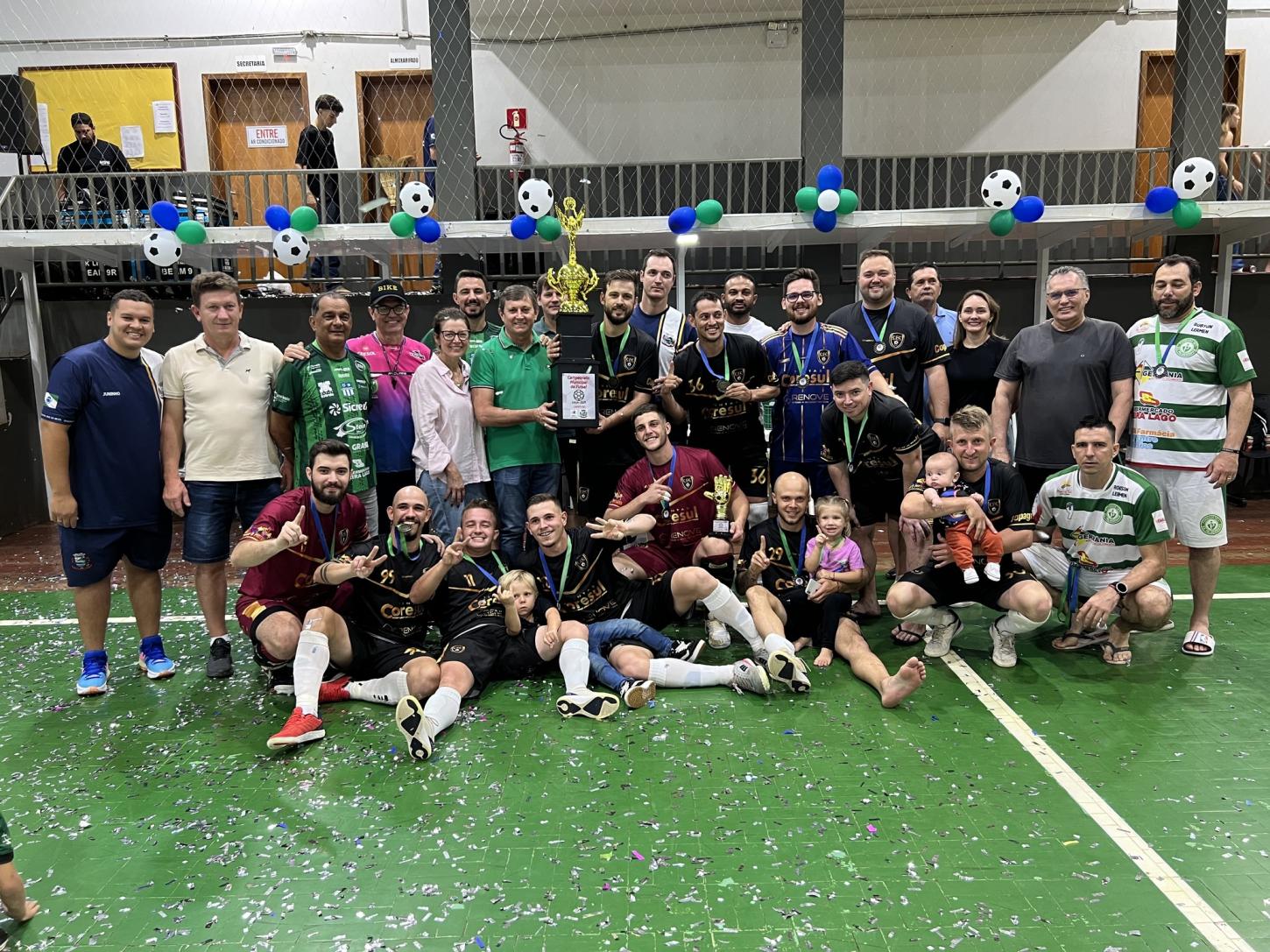 Final do Campeonato Municipal de Futsal de Entre Rios do Oeste consagra-se como grande evento esportivo
