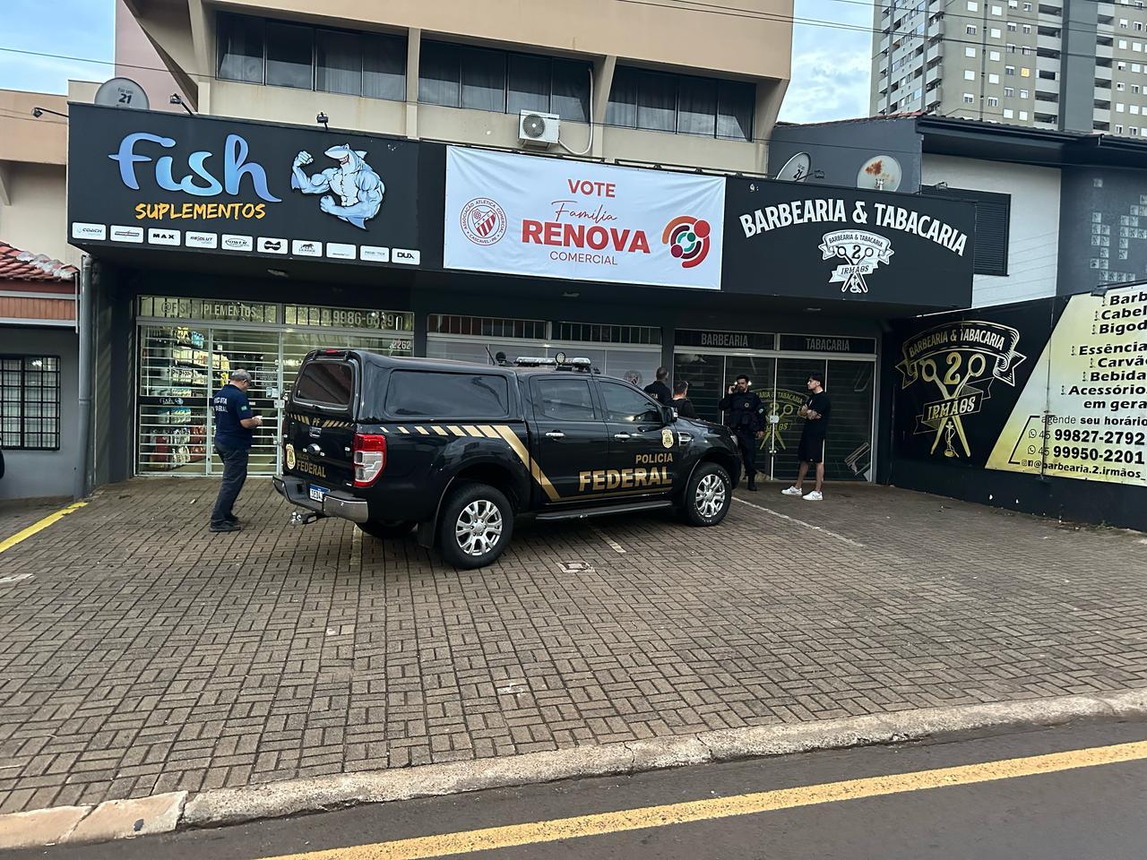 Operação contra contrabando de cigarros eletrônicos é deflagrada pela Polícia Federal em Cascavel