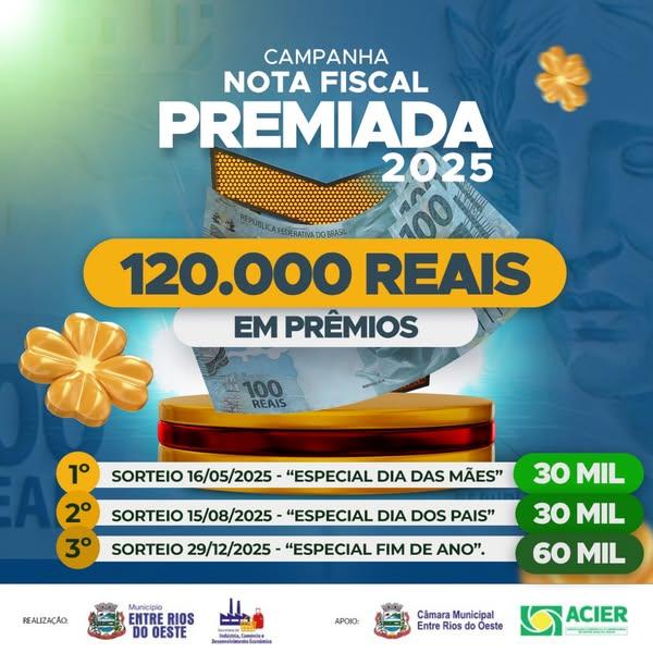 Primeiro Sorteio da Nota Fiscal Premiada Acontece no Dia 16 de Maio, em Comemoração ao Dia das Mães