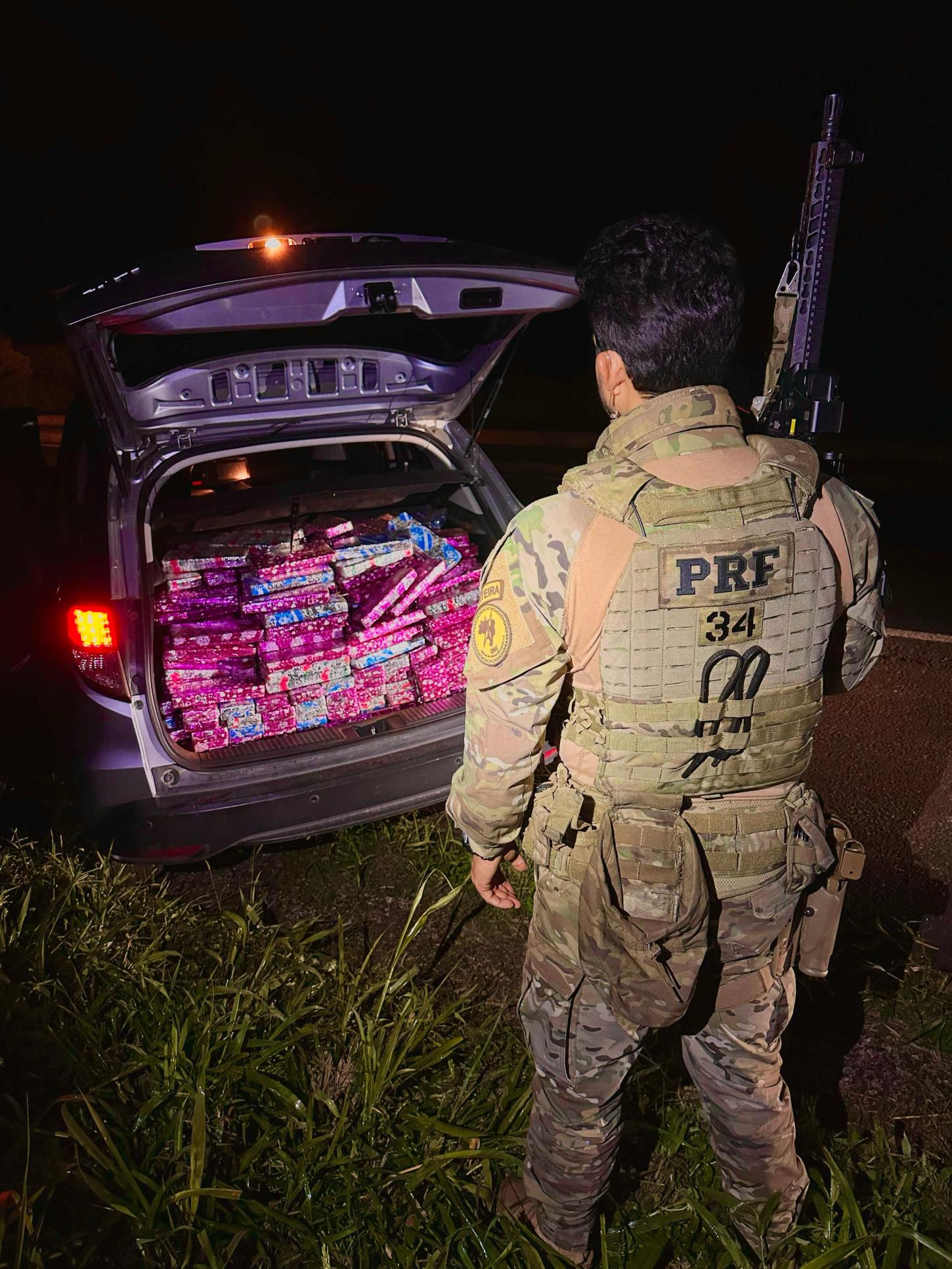 PRF apreende quase meia tonelada de maconha