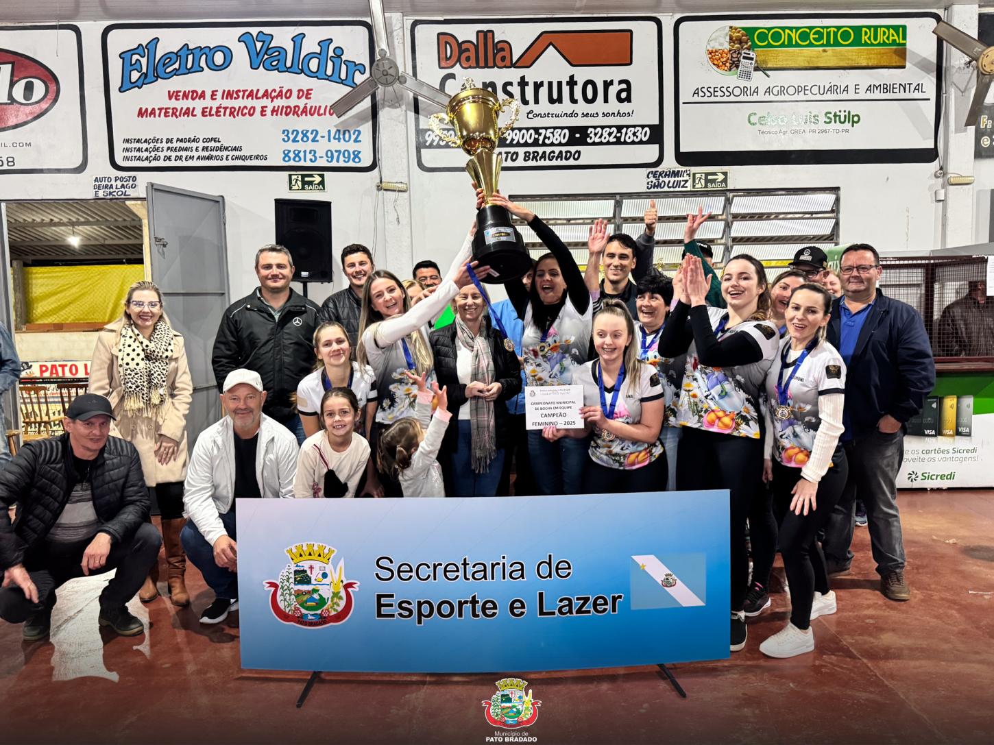 As Margaridas se consagram campeãs no 2º Campeonato Municipal de Bocha Feminina