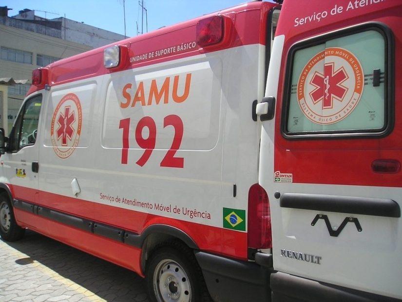Samu transfere para Toledo mulher vítima de grave acidente em Pato Bragado