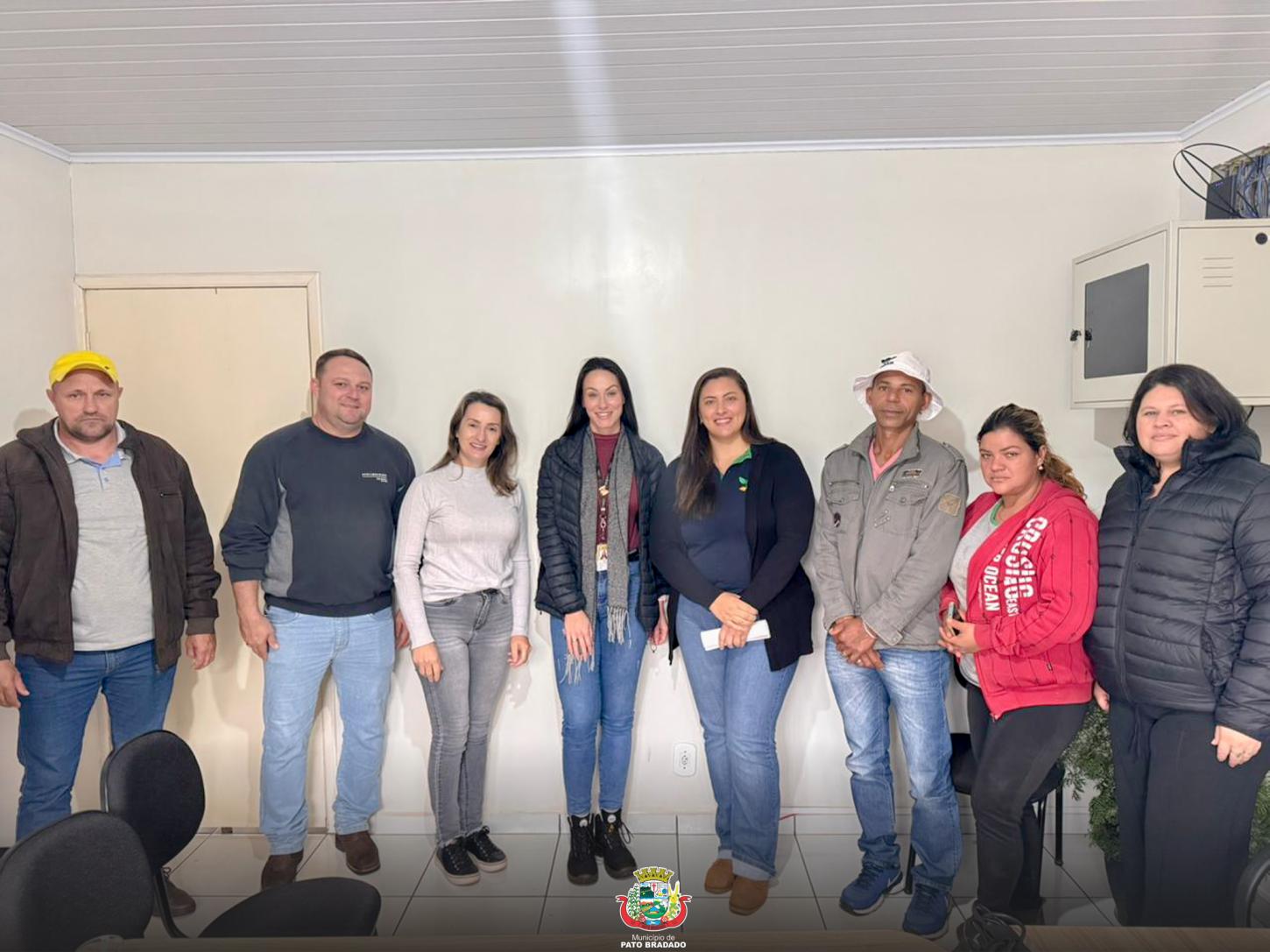 Secretaria de Agricultura, Pecuária e Meio Ambiente de Pato Bragado promove reunião sobre gestão dos resíduos recicláveis no município