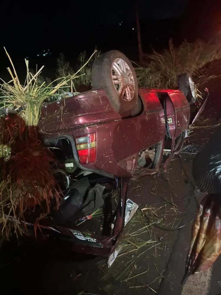Acidentes em sequência envolvem 4 carros e 9 feridos, incluindo gestante, entre Marechal e Pato Bragado