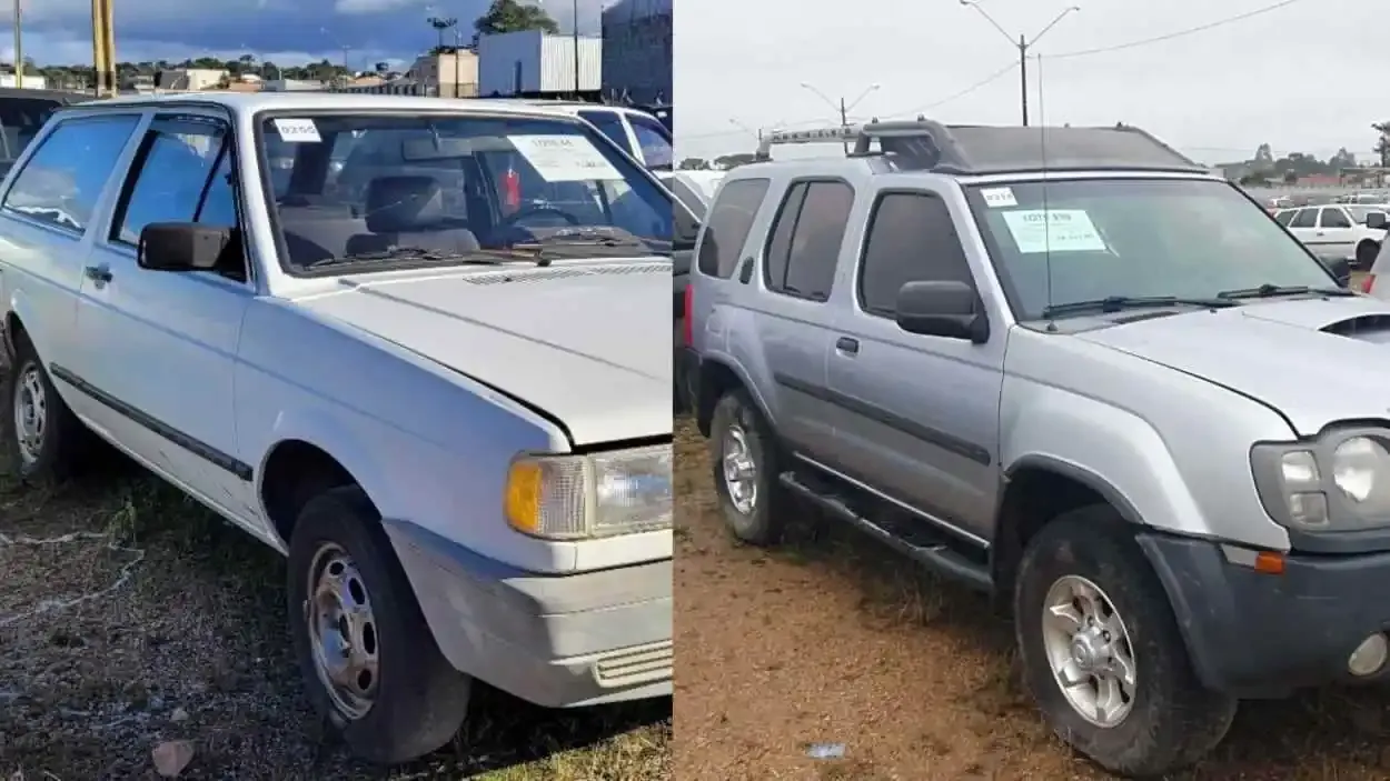 Com carro a partir de R$ 1,1 mil, Estado abre inscrições para leilão de 306 veículos