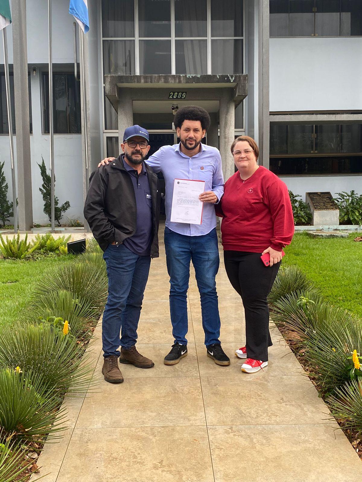 Deputado Federal Welter, por meio do vereador Fernando Nègre e lideranças bragadenses, destina R$ 200 mil para reforçar a saúde pública de Pato Bragado.