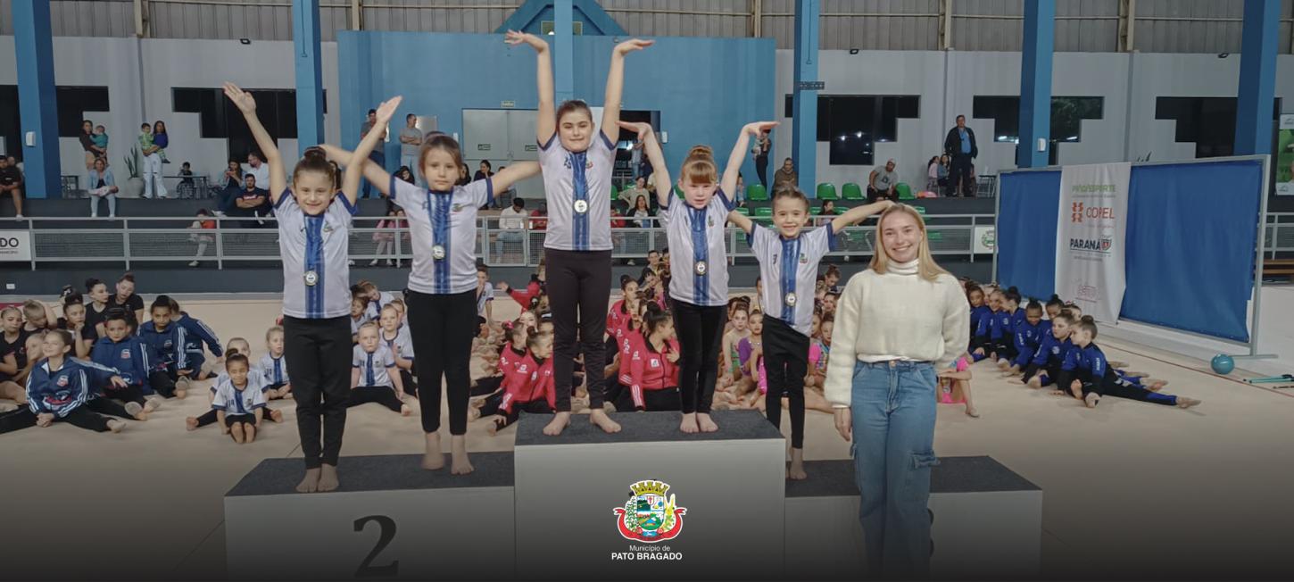 Ginastas Bragadenses se destacam na Copa Oeste de Ginástica Rítmica
