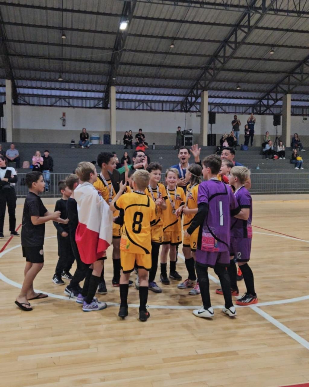 Nova Santa Rosa é campeã da Copa Tríplice Fronteira de Futsal - Sub-12