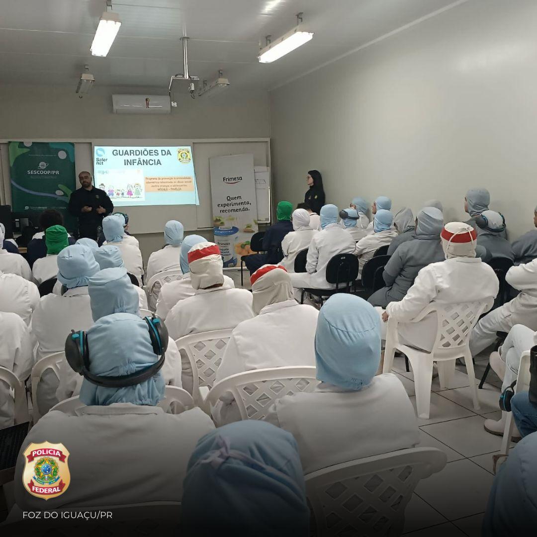 PF realiza palestra sobre prevenção aos abusos sexuais infantojuvenil
