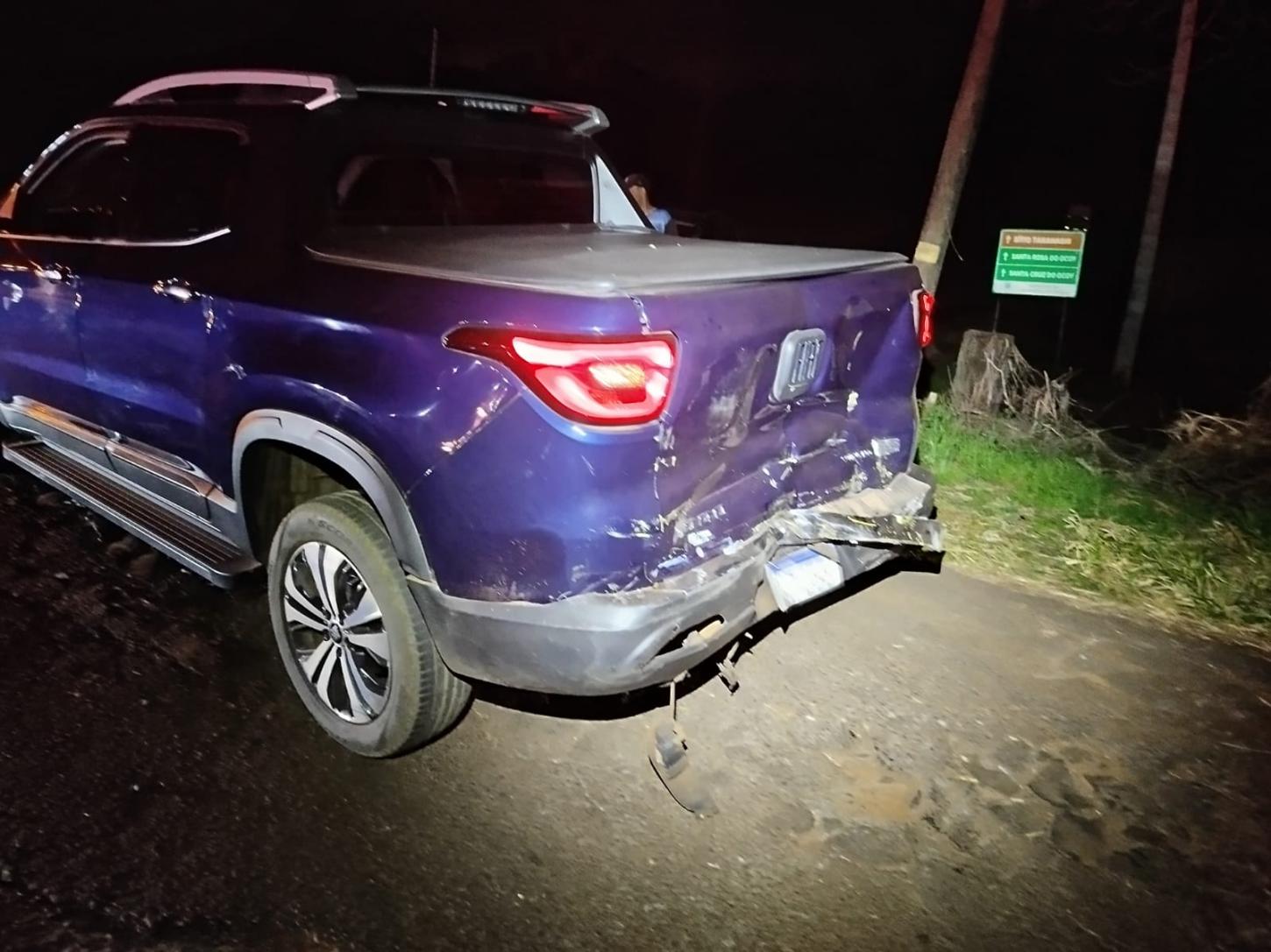 Batida traseira na região envolve veículo de Pato Bragado