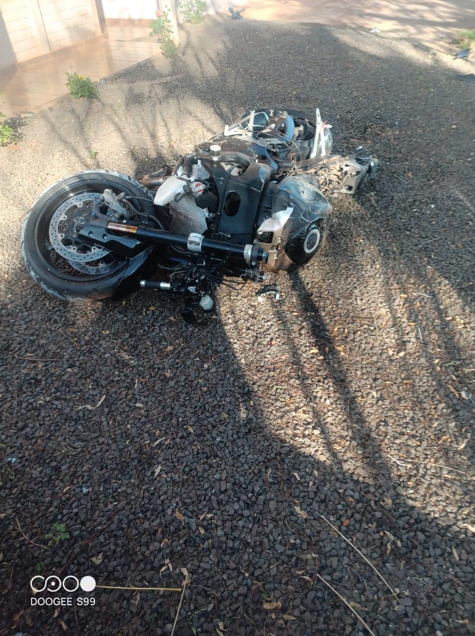 Motociclista morre em acidente na saída de Entre Rios do Oeste para Pato Bragado