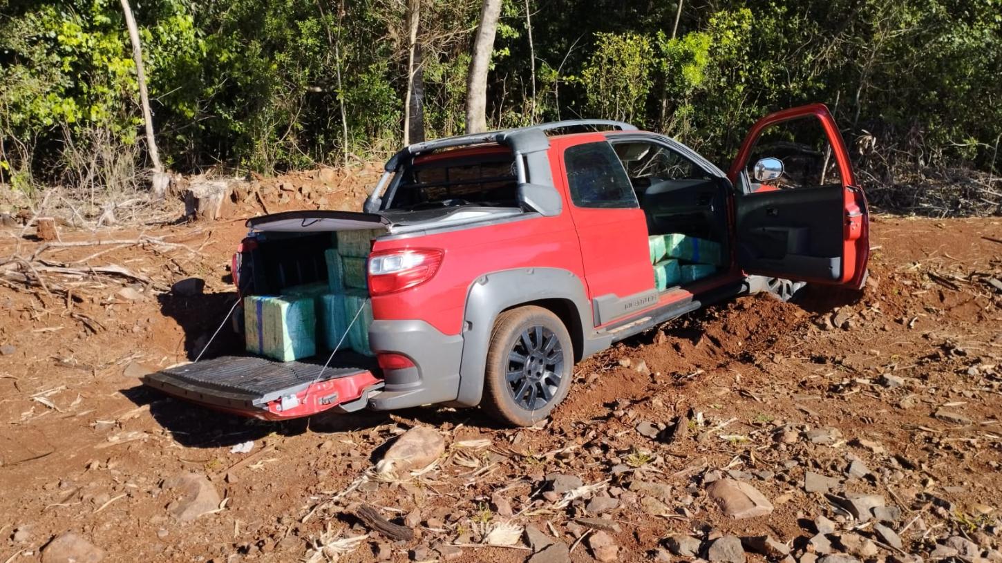 PF apreende 800 kg de maconha na região