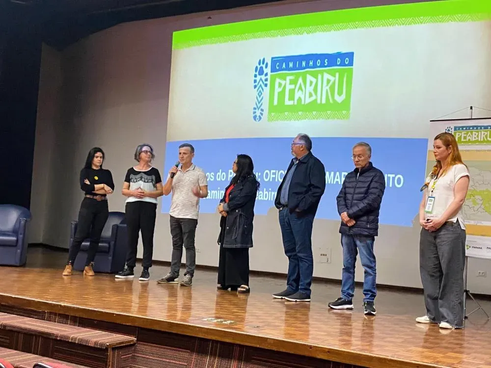 Adetur apresenta o Caminhos do Iguaçu em oficina do projeto Caminhos do Peabiru