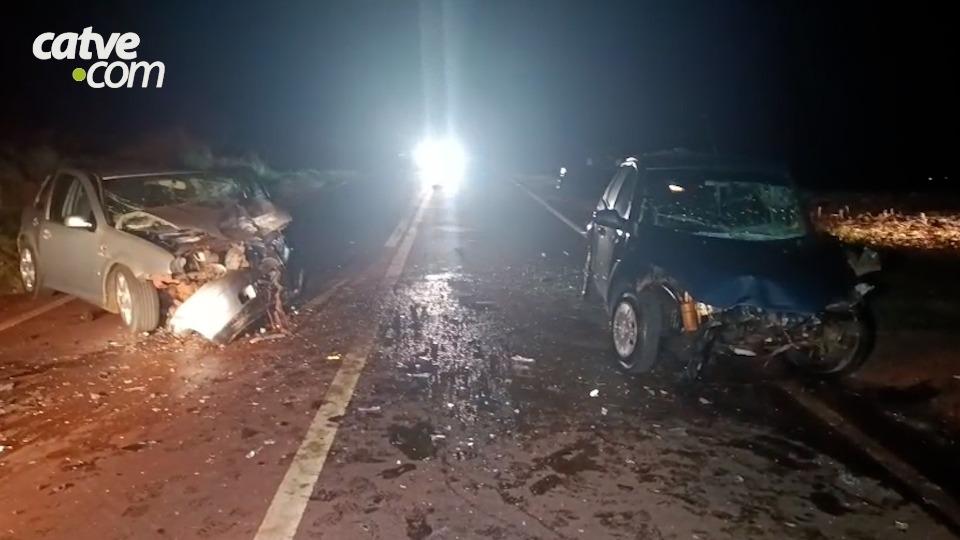 Jovem de 22 anos fica gravemente ferido em acidente entre Toledo a Ouro Verde do Oeste