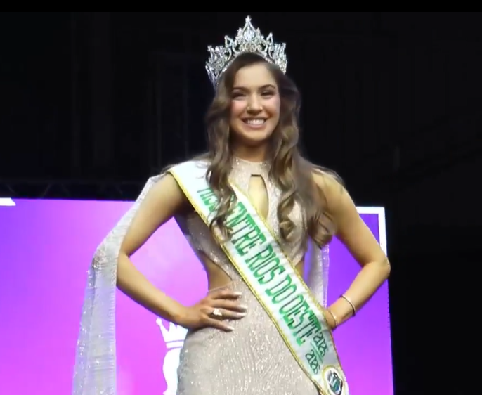Julia Kaiser Auth é eleita a nova Miss Entre Rios do Oeste