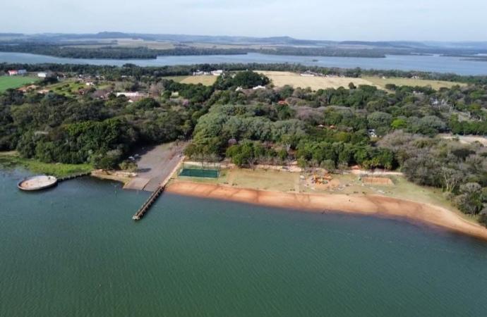 Marinha interdita rampa de acesso ao lago no balneário de Santa Helena