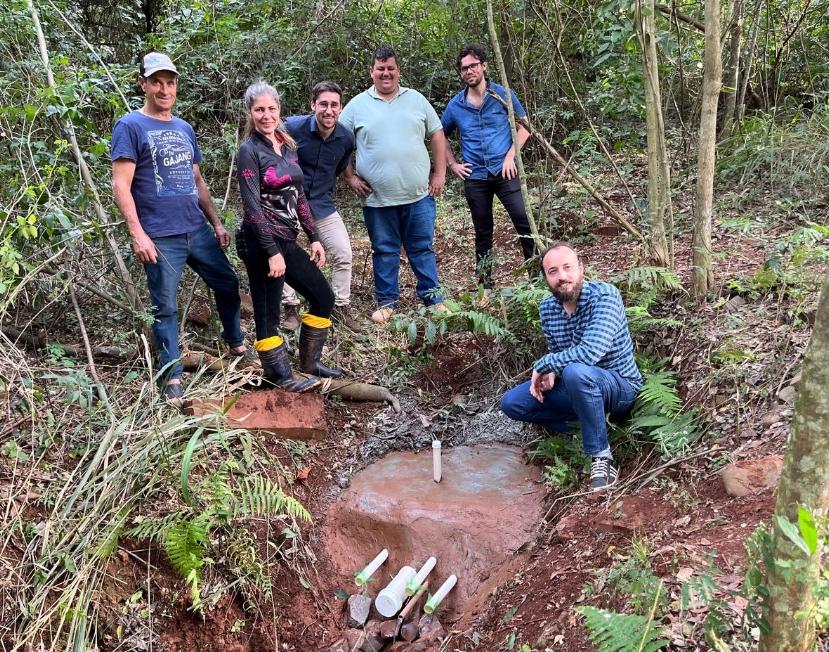 Município investe na recuperação de nascentes com apoio da Itaipu Binacional
