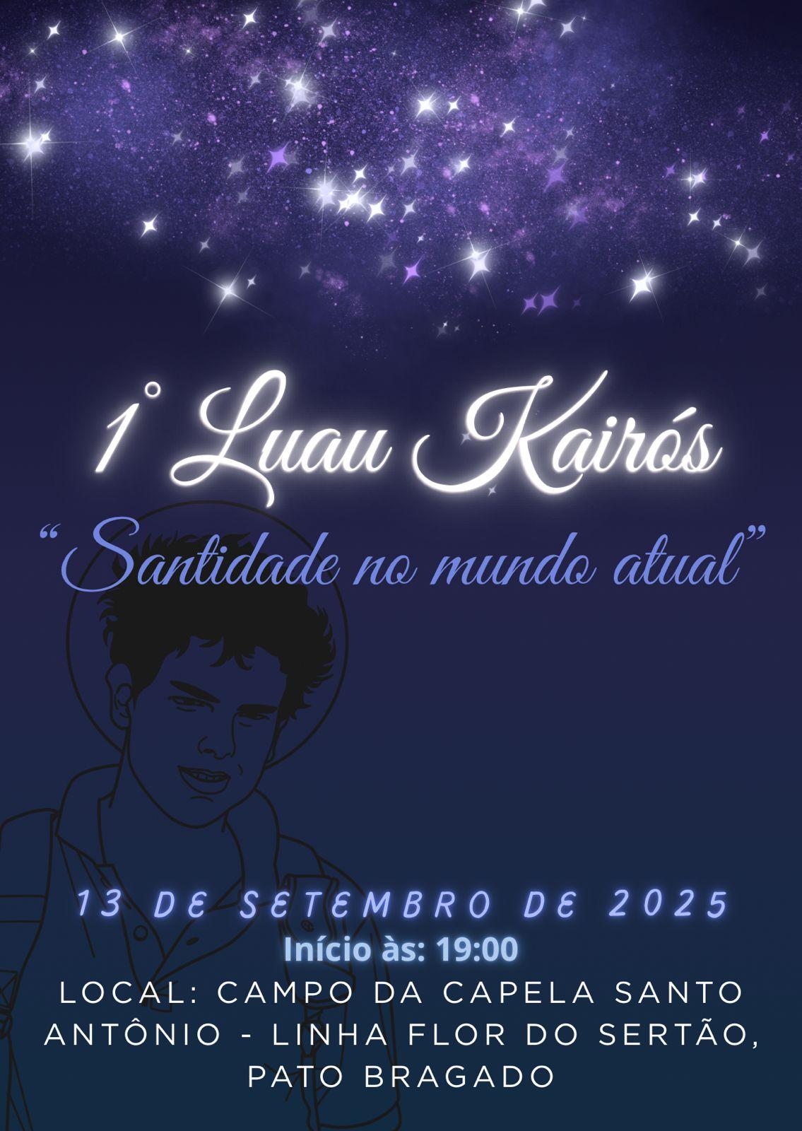 1º Luau Kairós reúne jovens para viver a santidade no mundo atual