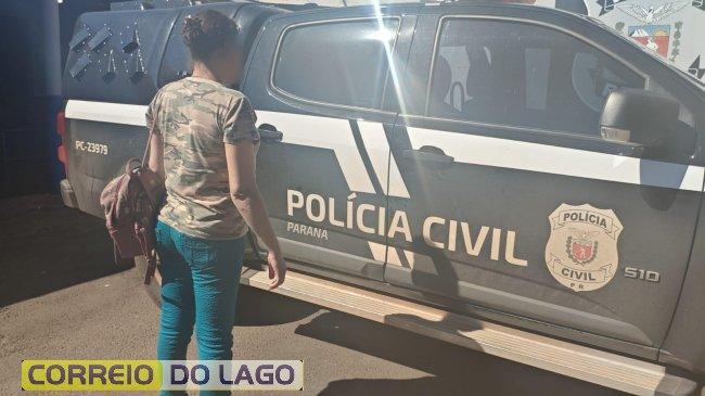 Acusada de esfaquear companheiro em distrito da região, é presa pela Polícia Civil