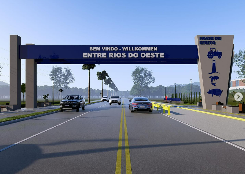 Administração Municipal apresenta projeto de Calçadão Coberto e Portal de Entrada.