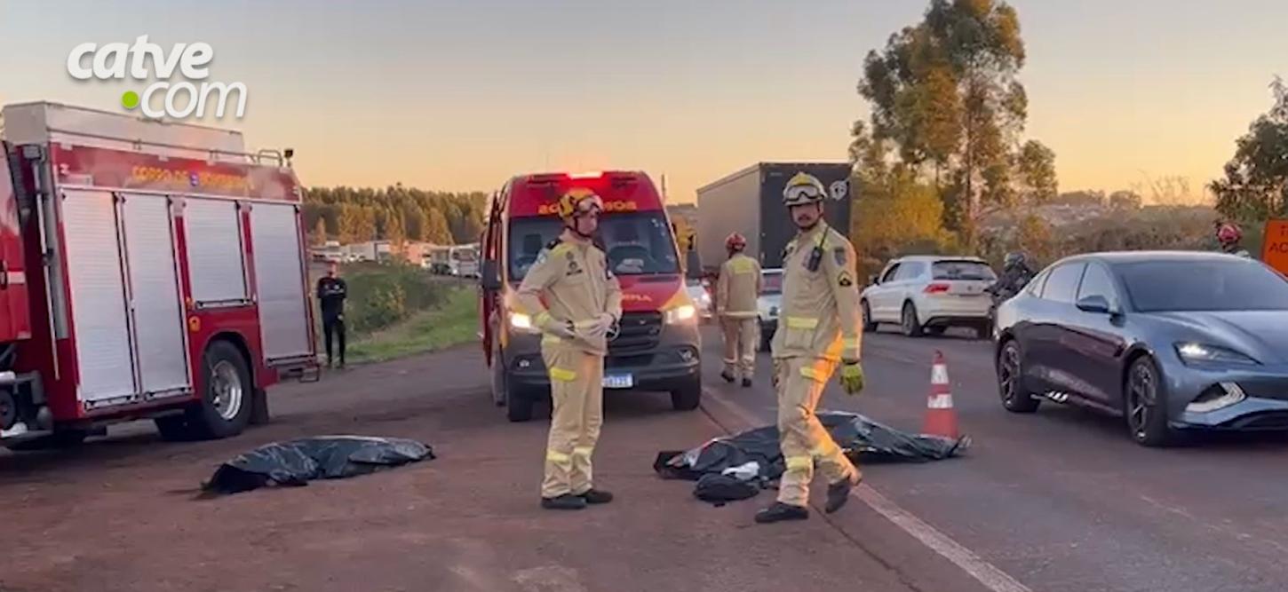 Adolescentes morrem atropeladas na BR 369 em Cascavel