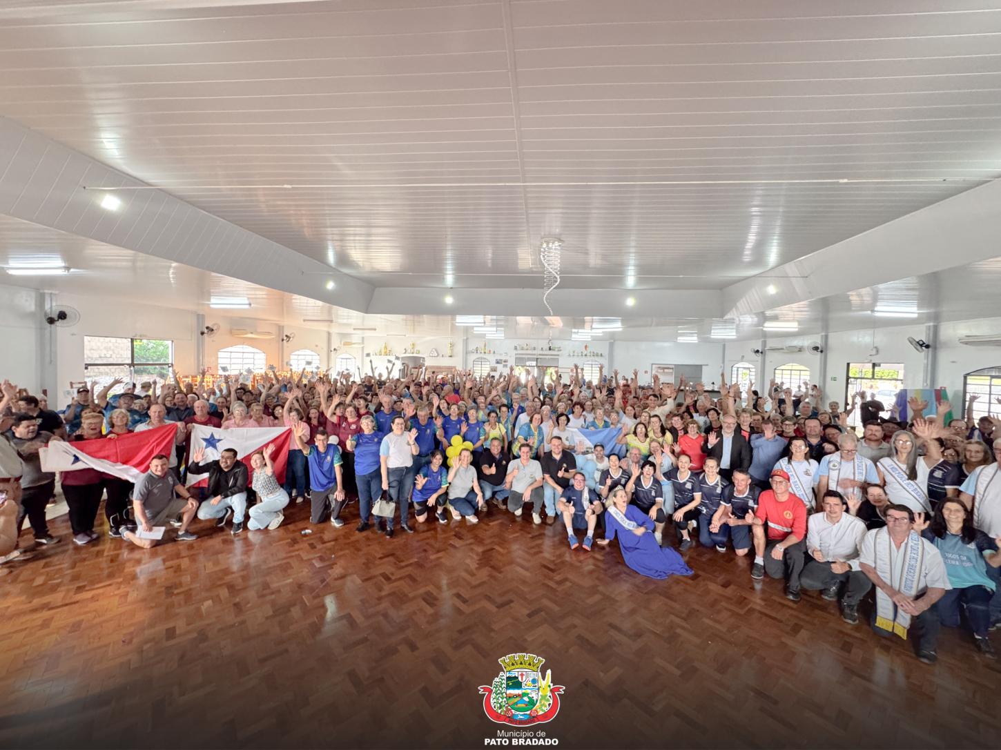 Alegria e integração marcam abertura dos Jogos da Pessoa Idosa em Pato Bragado