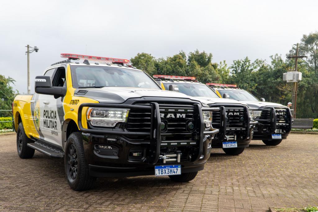BPFron recebe caminhonetes RAM 3500 em pacote histórico de investimentos no Paraná