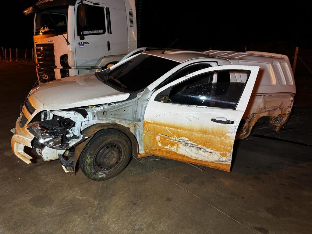 Colisão envolve três veículos na PR-491 entre Nova Santa Rosa e Marechal Rondon
