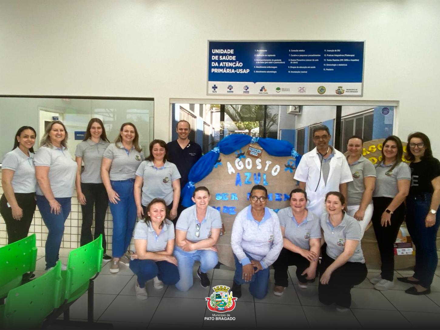 Finalizado as atividades do Agosto Azul no ultimo sábado em Pato Bragado