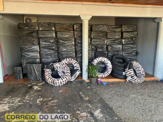 PF, PM e Receita Federal realizam prisão por contrabando em Itaipulândia