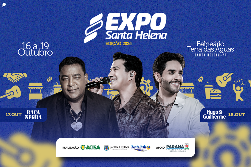 Raça Negra e Hugo e Guilherme são atrações confirmadas para Expo Sta Helena 2025