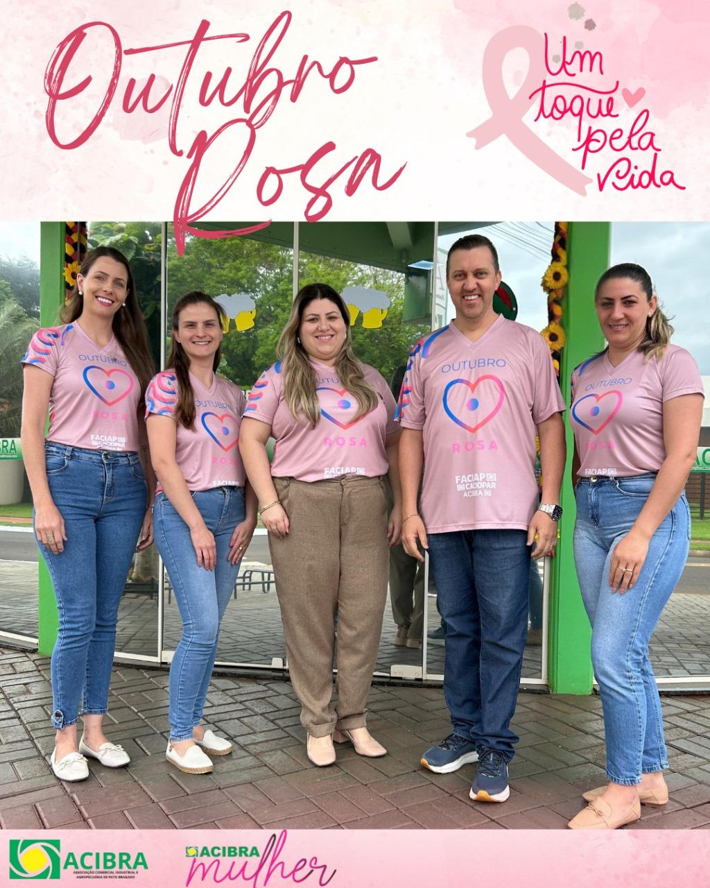 ACIBRA promove conscientização no Outubro Rosa com foco na prevenção do câncer de mama