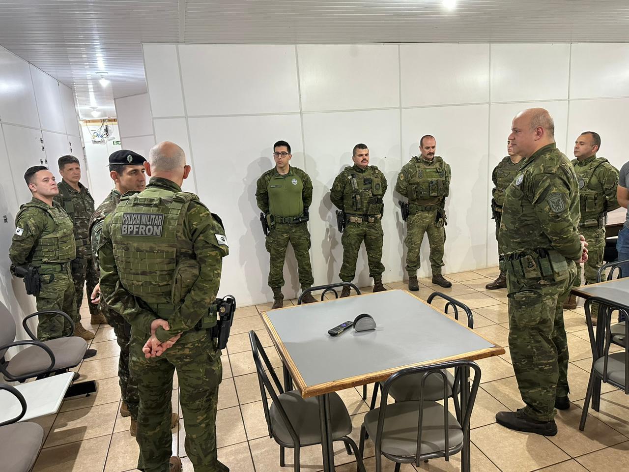 BPFron recebe visita de inspeção do Comando do 33º Batalhão de Infantaria Mecanizado