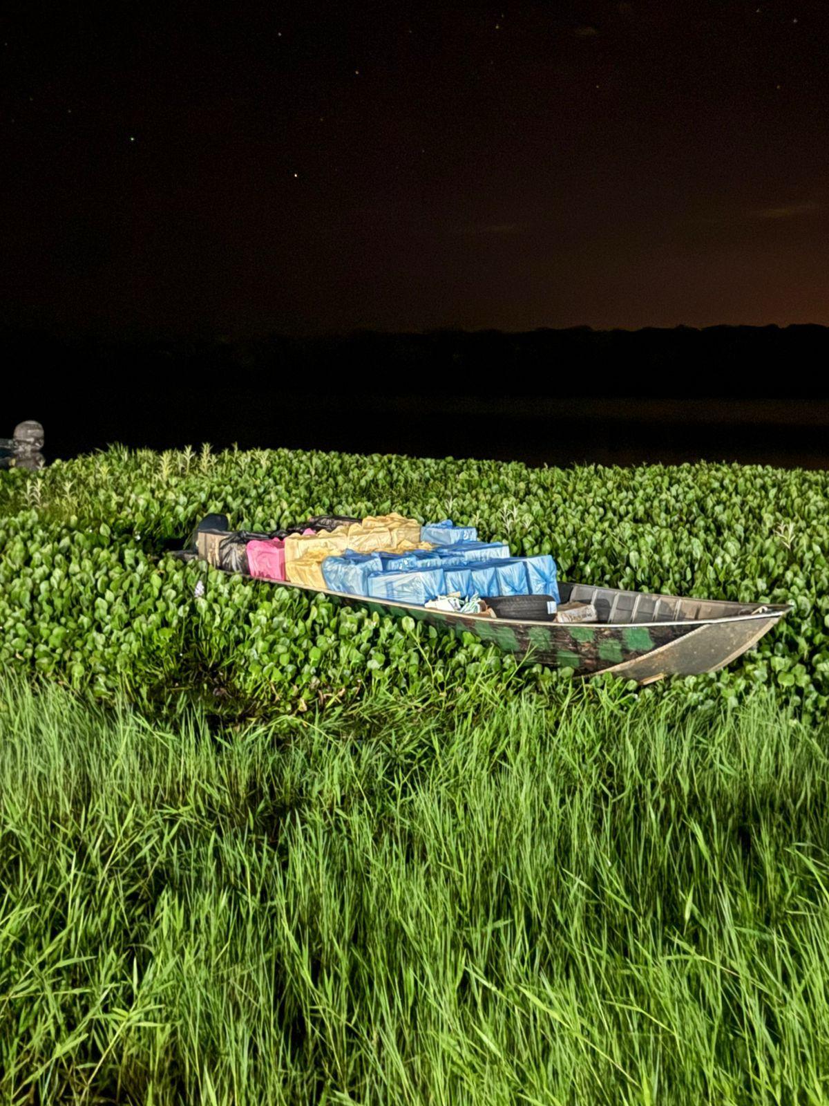 POLÍCIA FEDERAL e BPFRON realizam apreensão de cigarros eletrônicos e agrotóxicos no Lago de Itaipu