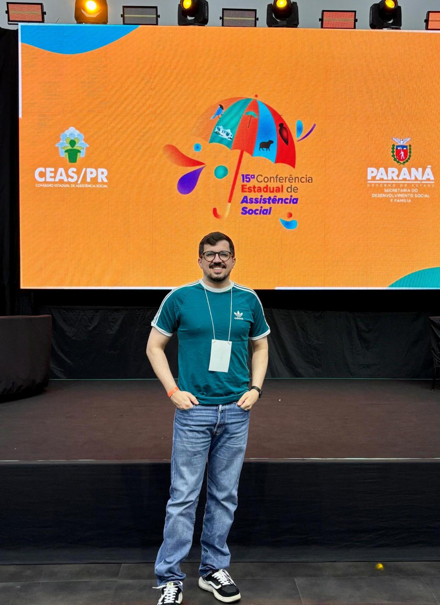 Psicólogo do CRAS de Entre Rios do Oeste representará o Paraná em evento Nacional.