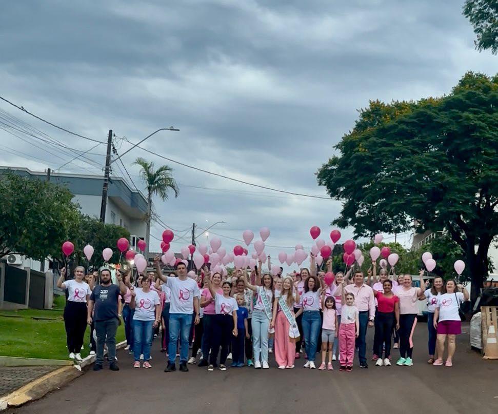 Um passo pela vida: Entre Rios do Oeste realiza sua 1ª Caminhada Rosa