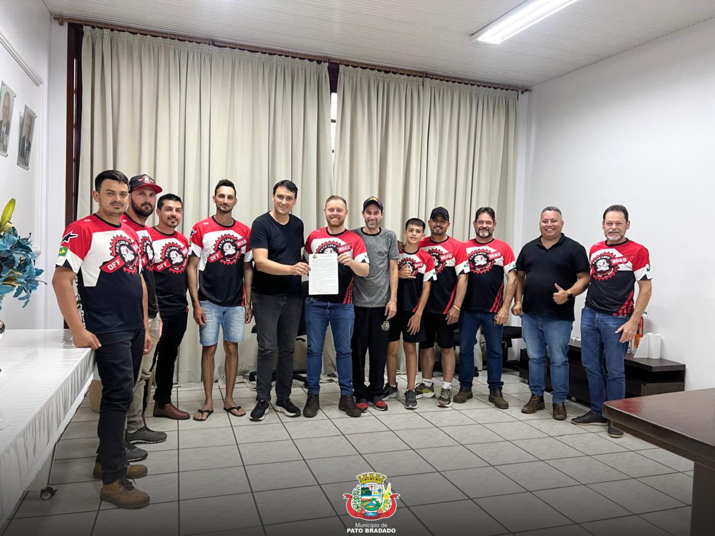 Administração Municipal autoriza área para sede da Associação Moto Trail Pato Lokos