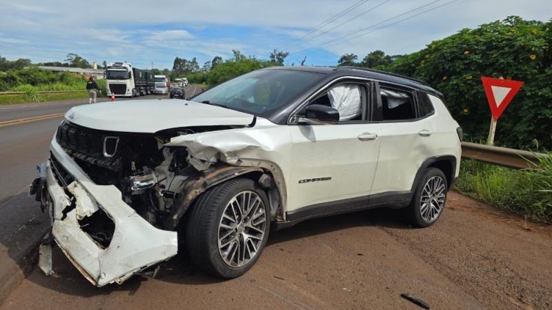 Grave acidente deixa três feridos na BR-163 entre Marechal Rondon e Mercedes