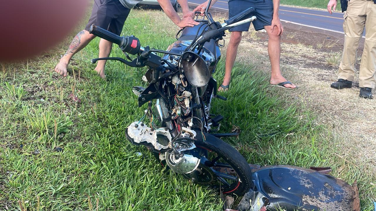 Motociclista que morreu em colisão na PR-317, em Santa Helena é identificado