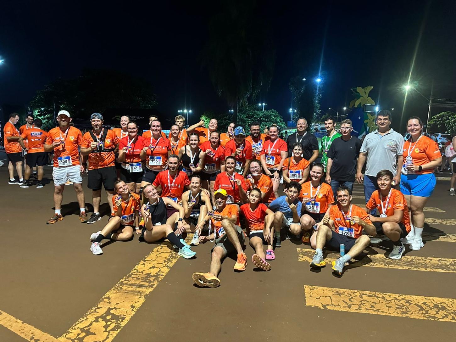Corredores de Pato Bragado participam da 3ª etapa do Circuito AMOP em Maripá