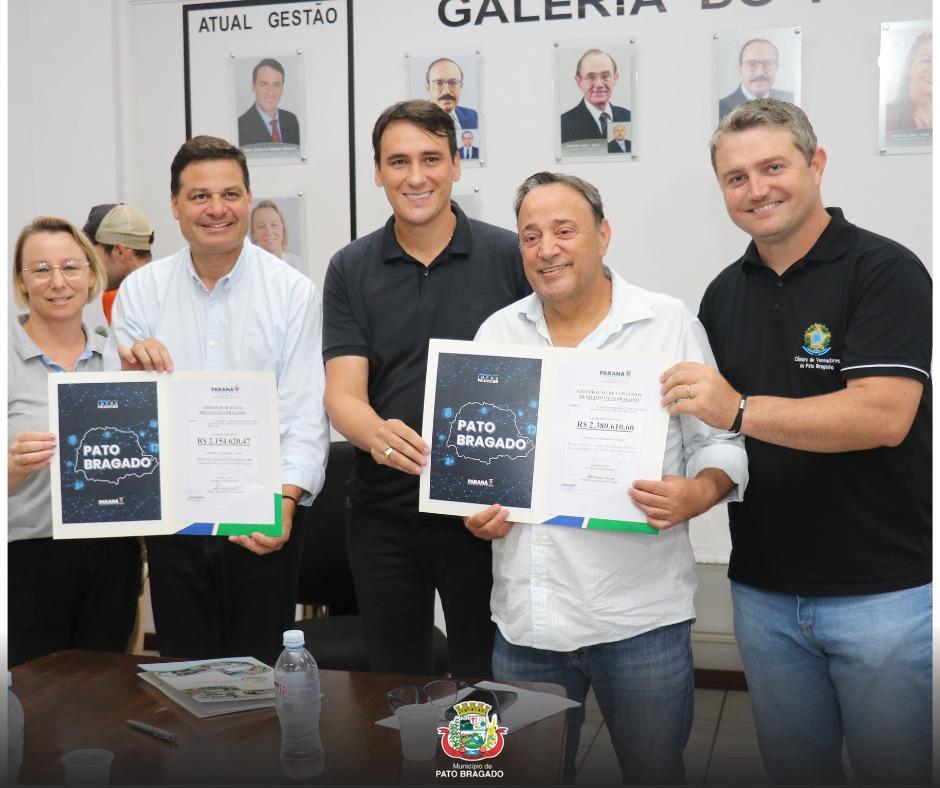 Hussein Bakri e Sandro Alex confirmam mais de R$ 14 milhões em investimentos para Pato Bragado