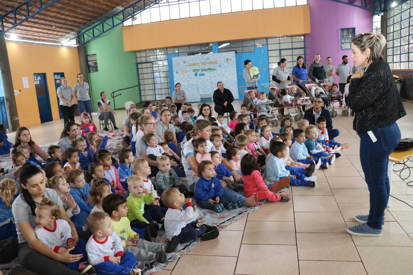 A Secretaria Municipal de Saúde promove, nesta semana, no Centro Municipal de Educação Infantil (CMEI) Gotinha de Mel, a terceira etapa das ações do Programa Saúde na Escola (PSE).