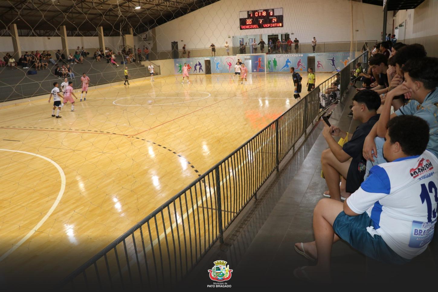 Rodada de abertura do Municipal de Futsal movimenta o Ginásio O Bragadinho