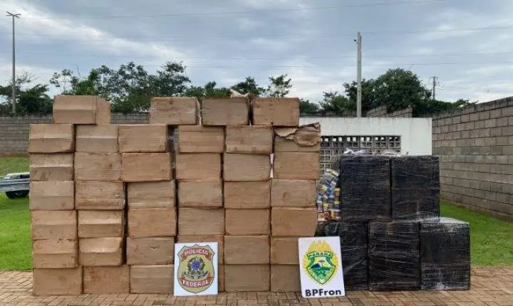Ação integrada apreende 25 mil pacotes de cigarros contrabandeados em Porto Mendes